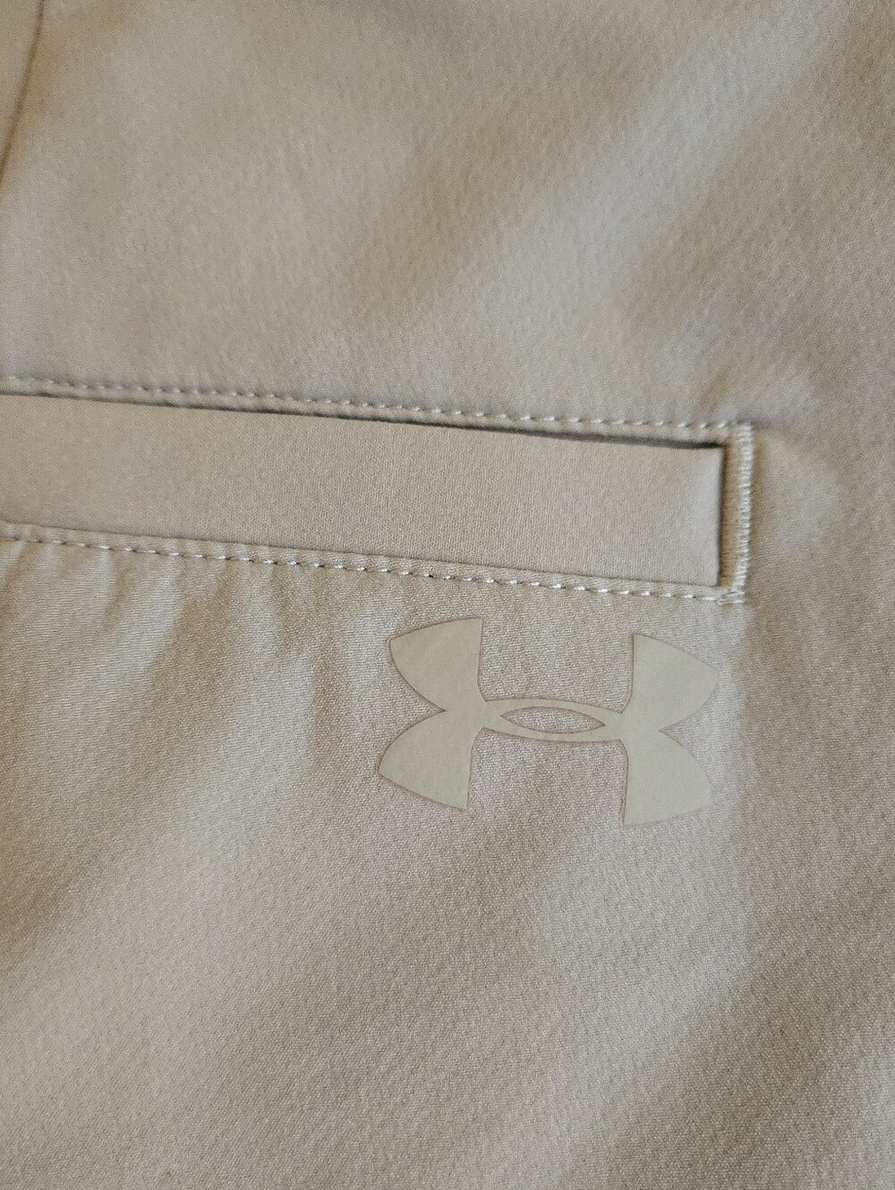 Under Armour 34W x 34L Tech Straight Golf Pants Khaki Chino Pants Light Tan EB3 - Picture 9 of 9